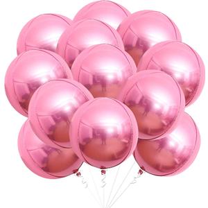 KatchOn, Pink Balloons - 22 Inch, Pack of 12 | Metallic Pink Balloons, Foil Balloon for Pink Party Decorations, Mothers Day Decorations Mothers Day Balloons Bridal Shower, Gender Reveal Birthday Party