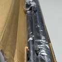 Tension Curtain Rod By EZFurni,123-160 Inches, Heavy Duty Tension Rod,Adjustable Curtain Rods No Drilling & Easy Assemble Extra Long Tension Rod, Black