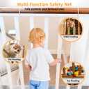 South to East Banister Guard for Baby, 10ft x 3ft Child Safety Net, Balcony Netting for Pets, Stair Railing Cover Baby Proofing, No Drilling, Stairway Mesh Netting Indoor Outdoor for Kids, Pets, Toys