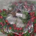 Valentines Day Wreath Decor, Valentine's Day Wreath for Front Door, Red Berry