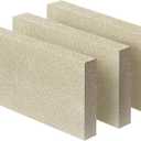Woodstove Firebricks, Fire Bricks, Size 9" X 4-1/2" X 3/4", High Temperature Resistant Fire Bricks Replacement for Wood Stoves, 3 Pieces