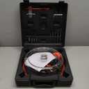 VEVOR Adjustable Hole Saw Cutter Kit, 1-5/8" to 8" (40-200 mm), Two Replaceable Pilot Drill Bits, Twin Blade Recessed Hole Saw with PC Dust Shield, for Recessed Lights, Ceiling Speakers, Vent Holes