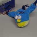 Cat Toys, Flapping Wings Blue-Bird, No Flying, Chirping Bird Interactive Catnip Toy for Kitten or Small Dogs, Touch Activated, Rechargeable