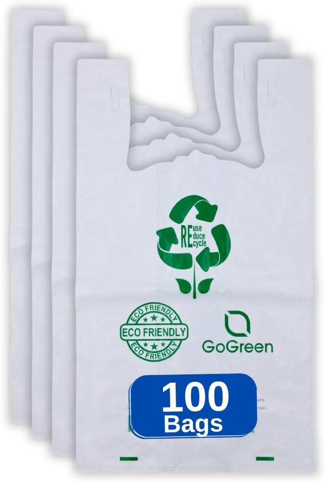 White Reusable LDPE Bags, 20" x 10" x 36", 57 Micron, 100 Count, Super Jumbo
