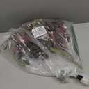 2 PCS VOSAREA Artificial Hanging Plants Wandering Jew Plant Fake Vines Artificial Hanging Leaves Plastic Greenery Garland for Home Wedding Garden Decoration Wandering Jew Live Plant (Red)