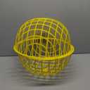 15" Ball-Shaped Movable Chicken Coop,Pigeon Rabbit Duck Safe Walking Net,Preventing Trampled by Horse,Predation by Eagles, Wolves,Dog Bites. Pet Removable Prevent Harassment Safety Hutch (Yellow)