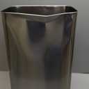 Ninestars Automatic Touchless Infrared Motion Sensor Trash Can, 13 Gal 50L, Stainless Steel Base (Rectangular, Black Lid), Black Trim