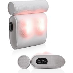 MONET Massaging Bath Pillow - IPX8 Waterproof Bath Pillow for Tub - Soft 4d Mesh Back, Neck and Shoulder Massager - Deep Tissue Relief and Relaxation - Non-Slip 6 Suction Cup - Fits All Tubs