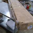 Main + Mesa Yume Modern Solid Wood Platform Bed with Japanese Joinery, White, Queen