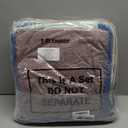 Mixweer 16 Pieces Bath Towels Sets Quick Dry Towel Set for Bathroom Included 4 Bath Towels 4 Hand Towels and 8 Washcloths Absorbent Bath Towel Sets Coral Velvet Towel for Shower Spa Hotel(Dark Color)