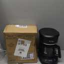 Mr. Coffee Programmable Coffee Maker 5 Cups with Auto Pause Glass Carafe Compact Design Black