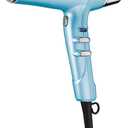 BabylissPRO Nano Titanium Hair Dryer, Professional 1875-Watt Blow Dryer, Lightweight, Ionic Technology Dries Hair Faster with Less Frizz (Blue)