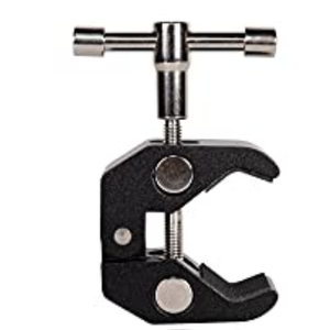 QYXINC 3Pack Super Clamp with 1/4 and 3/8 Thread for Photography,Camera Monitor, Plate Glass,LED Light, Umbrellas,Hooks, Shelves, Cross Bars,Photo Accessories