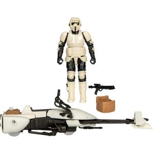 STAR WARS Epic World of Action Scout Trooper & Speeder Bike, 4-Inch Action Figure & Vehicle, Toys for 4 Year Old Boys and Girls & Up
