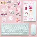 3 x 50 PCS Bible Verse Stickers Jesus Inspirational Pink Christian Stickers Faith Bible Scripture Sticker Religious Sticker for Adults Faith Based Gifts