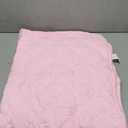 NTBAY Down Alternative Toddler Comforter, Lightweight and Warm Solid Color Baby Crib Quilted Blanket, 39x47 inches, Pink