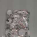 28 Pieces Blank Sublimation Blanks Tag Holder Sublimation Retractable Badge Holder DIY Retractable Heat Transfer ID Badge Holder with Clip for ID Card Holders, Keys, Name Tag (White)