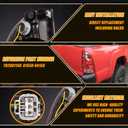 RANSOTO Right Passenger Side Tail Light Compatible with 2005-2015 Toyota Tacoma Tail Lamp with Harness and Bulbs Replace 8155004150