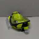 Greatever G2 Full Face Snorkel Mask with Latest Dry Top System,Foldable 180 Degree Panoramic View Snorkeling Mask with Camera Mount,Safe Breathing,Anti-Leak&Anti-Fog (Large/ X-Large, Yellow Green)