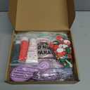 Vesici 12 Pcs Christmas Mini Hair Brush Detangling Christmas Stocking Stuffers Holiday Wet Travel Brush Xmas Gifts for Women Spa Party Supplies for Homeless Charity