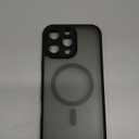 TOCOL for iPhone 16 Pro Max Case, Compatible with Magsafe, Full Camera Protection, Drop Protection, Magnetic Translucent Matte Back Bumper Phone Case for 16 Pro Max 6.9-Inch (Black)