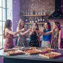 Metallic Foil Confetti 0.59 Inch Round Dots Table Confetti Multicolor Rainbow Glitter Paper for Fill Balloon Birthday Graduation Wedding Party Decorations, 100g/3.5 Oz