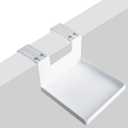 Small Office Cubicle Shelf Hanging Storage Organizer Adjustable Hooks Cubicle Wall Corner Shelves Accessories for Work Decor