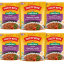 Tasty Bite Organic Madras Lentils, 10 Ounce, Pack of 6, Ready to Eat, Microwavable Entree, Vegetarian (BBD: 31 May 2027)