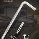 RV Tail Pipe & Generator Exhaust Kit, Compatible with Cummins Onan RV QG 5500/RV QG 7000/RV QG 6500/HGJAA/HGJAB RV Generator Models, Replaces# 155-3481-02