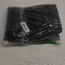 NICETOWN Black Blackout Curtain Blinds - Solid Thermal Insulated Window Treatment Blackout Drapes/Draperies for Bedroom (2 Panels, 42 inches Wide by 63 inches Long, Black)