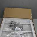 Yoobure End Table with Charging Station, LED Narrow Side Table Bedside Table, Small Night Stand End Tables Living Room, Skinny Nightstand with 3 Fabric Drawers, Side Tables Bedroom for Small Spaces (White)