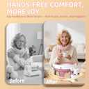 Electri Knitting Machine Adapter, Quick Knit Attachment Compatible with Sentro 22/40/48 Needles, Jamit, Loops & Threads  Adjustable Height, Speed Control, Reverse Knitting  Halloween & Xmas Knits