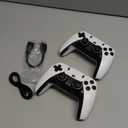 2026 New Wireless Retro Game Console, 23 Emulators and 40000+Games, Plug and Play 4K HDMI TV Game Stick, with Dual 2.4G Wireless Controllers (White)