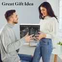 Flameless Candles with Remote, Battery Operated Flickering Flameless Candles, Pack of 8 Black LED Candles with Timer, 4 Pillars Candles and 4 Votives Candles Set for Wedding, Holiday, Party