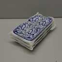 Selamica Ceramic Serving Platters, 12 Inch Serving Trays for Party Entertaining, Large Rectangular Serving Plates for Food, Set of 6, Vintage Blue