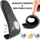 Ailaka Elastic Shock Absorbing Height Increasing Sports Shoe Insoles, Soft Breathable Honeycomb Orthotic Replacement Inserts for Men & Women