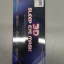 Sleep Mask 100% Light Blocking Eye Mask for Sleeping 3D Memory Foam Eye Covers with Adjustable Strap Night Blindfold for Women Pink