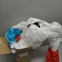 7FT Christmas Inflatable Santa Outdoor Decoration, Santa Claus with Gingerbread Doll Gift Box Built-in LED Lights Inflatables, Chirtsmas Blow Ups Holiday Inflatables for Xmas Garden Decor