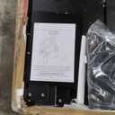 Vabches Vanity Desk with Lights, Makeup Vanity Table with Charging Station, 44.9in Big Vanity Set with 5 Drawers & Lots Storage Space, Black