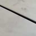 15 Pcs Marble Tile Edge Trim,12 Inch Marble Pencil Liner Both Side Polished for Bathroom, Backsplash, Kitchen, Tile Shower (15 - Black)