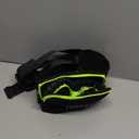 Hands Free Dog Leash for Medium Large Dogs, Waist Support Padded Bungee Dog Running Leash with Reflective Stitching for Walks, Jogging, Running, Hiking, and Dog Training (Black/Green)