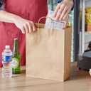 FACEBAG 90-Pack Brown Kraft Paper Bags with Handles Bulk, Assorted Sizes Gift BagsGroceryRetailPartyBirthdayShoppingBusinessGoodyCraftMerchandise Take Out Sacks
