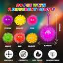 24 PCS Light Up Balls Party Favors for Kids 4-8 8-12 Sensory Squeeze Toys Bulk LED Puffer Balls Classroom Prizes Goodie Bags Stuffers Pinata Fillers Birthday End of Year Student Return Gifts