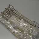 Spice Rack, 4-Pack Seasoning Organizer Wall Mount for Kitchen Storage Organization, Spice Holder Shelf Saving Space for Cabinet, RV, Pantry, Gold