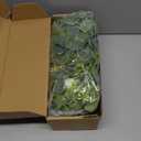 PARTY JOY 6.56ft Eucalyptus Garland with Flowers-8 Blue White Roses, Artificial Fake Flowers Greenery Garland Floral Vines for Decoration Party Wedding Table Indoor Outdoor Backdrop Wall Decor (1PC)