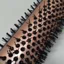 Infrared Thermal Brush for Blowout Look, 1.5 Inch Ionic Thermal Round Brush Makes Hair Smoother Get Natural Curls, Dual Voltage, Easy to Use, Gifts for Women