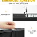 Famagic Poly Mailers, 100pc 14.5x19 Inch Shipping Bags, Large Chic Packaging Bags for Small Business, Tearproof Mailing Envelopes for Clothing Supplies, Boutique, Self Seal Mailers Poly Bags Black