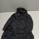 cyeollo 4XL Dog Sweater, Stretchy & Cozy Warm Dog Sweaters for Large Dogs Boy, Pullover Knit Fall Winter Sweatshirt for Giant Breed Big Dogs Clothes, Doberman Great Dane Apparel, Black XXXXL