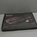 Ergonomic Wireless Keyboard And Mouse Combo, 2.4G Full Size Wave Key Board With Cushioned Palm Rest, Natural Typing, 3 DPI Adjustable Mouse, USB-A & C for Computer/Laptop/Mac/Tablet Sablute