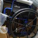 Drive Medical Blue Streak Lightweight Wheelchair, Footrests, 18" Seat